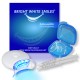 LED Light Activated Teeth Whitener | With 2x 5ml 35% Carbamide Peroxide Gel Syringes | Comfort Fit Mouth Tray & Case